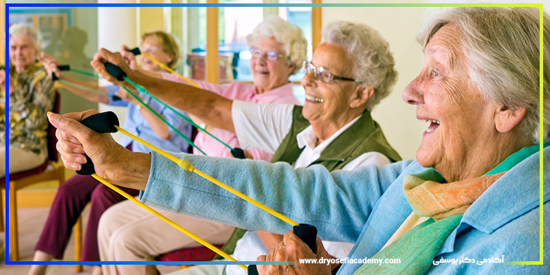 ورزش‌های نشسته برای سالمندان